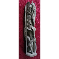 Demon beeldhouwwerk, Angoram, Papoea-Nieuw-Guinea